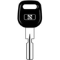 SILCA HU109FP Plastic Head Blank To Suit Rover - Plastic Head "F" - HU109FP 