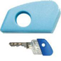 EVVA DPS Key Caps - Light Blue - DISCONTINUED - CAP-LIGHT Blue 