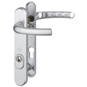 HOPPE Door Furniture PAS24 Tokyo 92mm Centres 122mm Screw Centres - Silver - 1710/3360N-2669939 