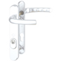 HOPPE Door Furniture PAS24 Tokyo 92mm Centres 122mm Screw Centres - White - 1710/3360N-2671609 
