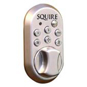 SQUIRE Rim Combi Battery Operated Digital Lock - Satin Chrome - RIM COMBI 