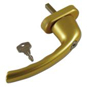 HOPPE UPVC Espag Handle Inline 0710S/U26 - Gold - 0710S/U26 