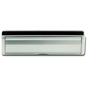 AVOCET Affinity UPVC Letter Box - 324mm Wide - Chrome - LPAFCH 