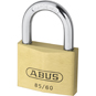 ABUS 85 Series Brass Open Shackle Padlock - 60mm KA (2703) Boxed - 85/60 KA 2703 