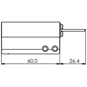 YALE KF Keyfree Single Sided Euro Cylinder - 60mm Polished Brass - Tailbar C (26.4mm) - KF-60-C-PBS 