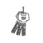 IFAM Dimple Key Blank To Suit CR19S Rim Door Lock - CR19S Blank - 151760 