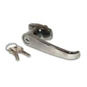 L&F 1602 "L" Garage Door Handle - Chrome Plated Right Hand - 1602 