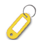 SILCA Plastic Key Label - Yellow - VK201506 