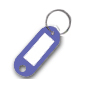 SILCA Plastic Key Label - Blue - VK201505 