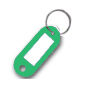 SILCA Plastic Key Label - Green - VK201504 