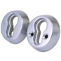 UNION 53043 & 53044 Security Rose - Satin Chrome Bolt Through Fixing - 53043 