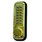 LOCKEY 2230 Series Front Only Digital Lock - Polished Brass - 2230NL 