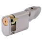 EVVA OKHZ Oval Half Turn Cylinder - 41mm Nickel Plated - L7030 