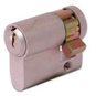 EVVA A5 HZ Euro Half Cylinder - 2 Bitted - 41mm Nickel Plated 1 Bit - A5 HZ/32 1B 