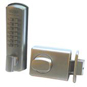 LOCKWOOD DGT002 Series Digital Lock With Rim Latch & Holdback - Satin Chrome Out - DGT002 