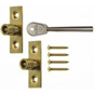 ERA 822 Sash Window Stop - Polished Brass 2 Locks + 1 Key Visi - 822-32 