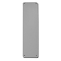 DORTREND 75mm Wide Rounded Aluminium Finger Plate - 305mm PA - L8657 