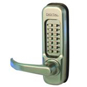 LOCKEY 1150 Series Lever Handle Digital Lock With Magnetic Latch - Satin Chrome Left Hand - 1150 