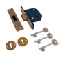 Willenhal Locks M1C 5 Lever Deadlock - 67mm Polished Brass KD Boxed - M1C-115 