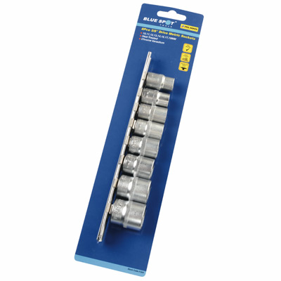 8PCE 3/8 INCH SOCKETS ON RAIL - 01524