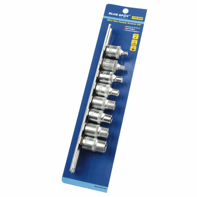 8PCE 3/8 INCH FEMALE SOCKETS - 01527