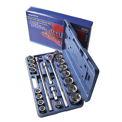 21PCE 3/4 INCH DRIVER SOCKETS SET - 01537