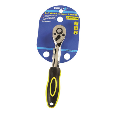 1/4 INCH SOFT GRIP RATCHET - 02010