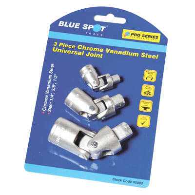 3PCE UNIVERSAL JOINT SET C/VANADIUM - 02080