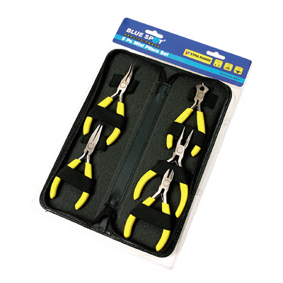 5PCE MINI PLIER SET IN ZIPPER CASE - 08523