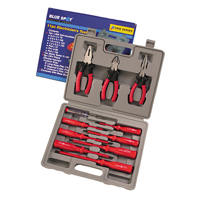 PRO-SERIES 11 PCE DRIVER SET/3 X PLIERS - 12004