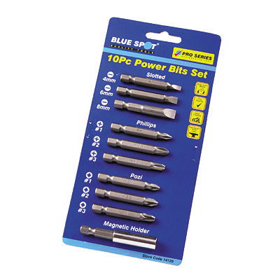 10PCE POWER BITS - 14120