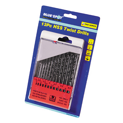 13PCE HSS TWIST DRILLS - 20338