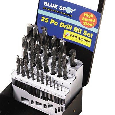 25PCE DRILLSET METAL CASE 1-13MM - 20350