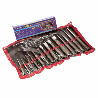 14PCE PUNCH & CHISEL SET - 22451