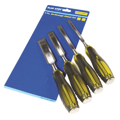 4PCE GO THROUGH HANDLE CHISEL SET - 28000