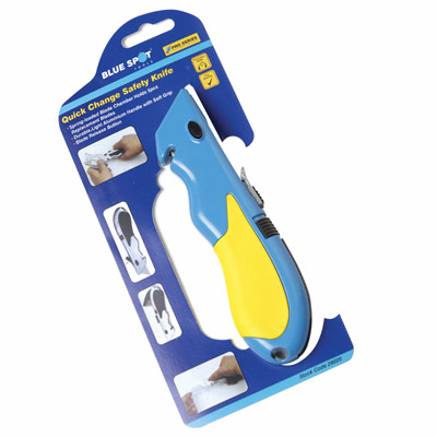 SOFT GRIP SAFETY UTILITY KNIFE - 29020