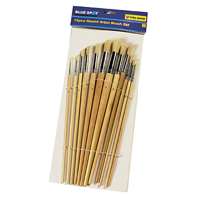 12PCS ROUND PAINT BRUSH SET - 36203