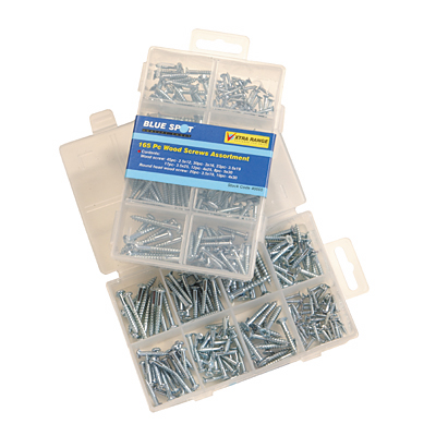 165PC WOOD SCREWS - 40005