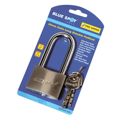 50MM LONG SHACKLE SATIN PADLOCK - 70961