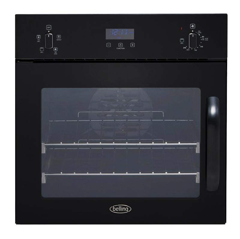 Belling Builtin Fanned Single Oven, Side Opening Stainless Steel