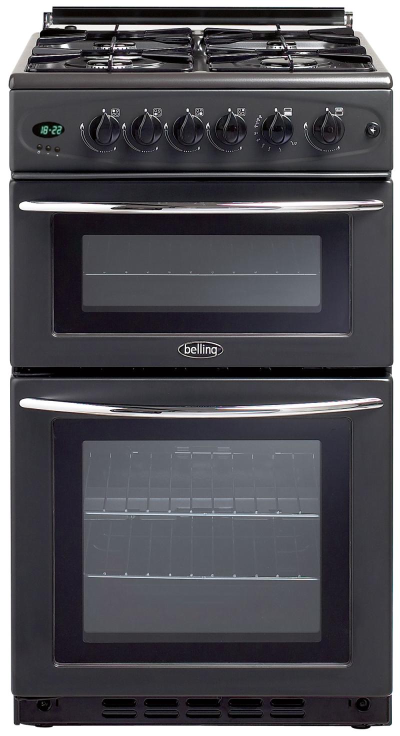 belling 50cm double oven gas cooker