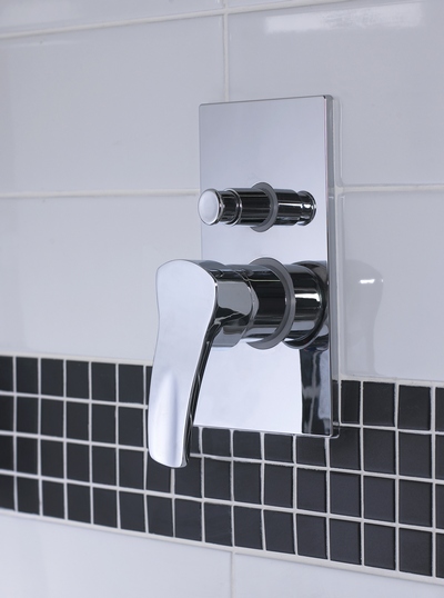 Bristan Capri Concealed Manual Shower with Diverter Chrome - CAP SHCMDIV C - CAPSHCMDIVC