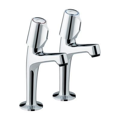 Bristan New Options High Neck Pillar Taps - ON HNK C CD - ONHNKCCD - DISCONTINUED 