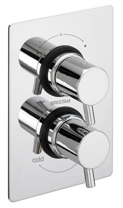 Bristan Prism Thermostatic Recessed with Integral Divertor - PM TSHCDIV C - PMTSHCDIVC