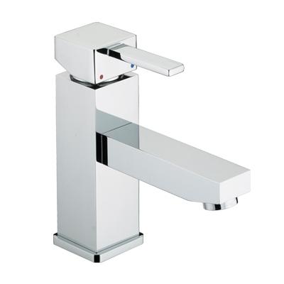 Bristan Quadrato Basin Mixer with Eco-Click without Waste - QD EBASNW C - QDEBASNWC