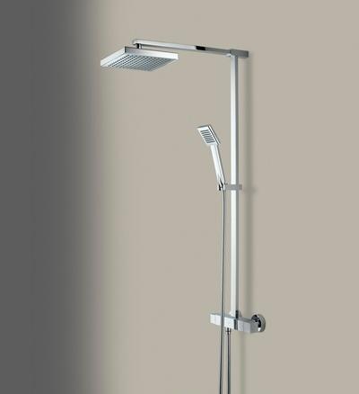 Bristan Quadrato Thermostatic Surface Mounted Shower Valve with Diverter and Fast Fix - QD SHXDIVFF C - QDSHXDIVFFC