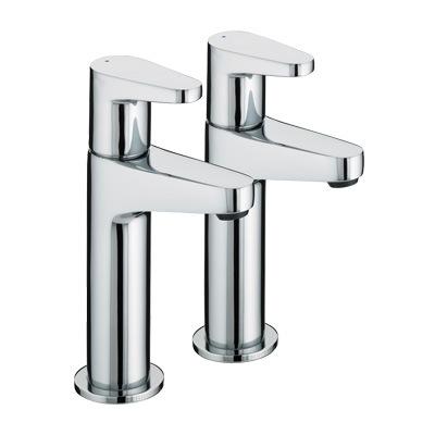 Bristan Quest High Neck Pillar Taps - QST HNK C - QSTHNKC - SOLD-OUT!! 