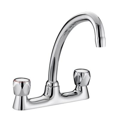 Bristan Value Club Budget Deck Sink Mixer - VAC BDSM C MT - VACBDSMCMT