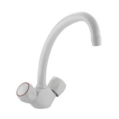 Bristan Value Club Budget Monobloc Sink Mixer White - VAC BSNK WHT - VACBSNKWHT