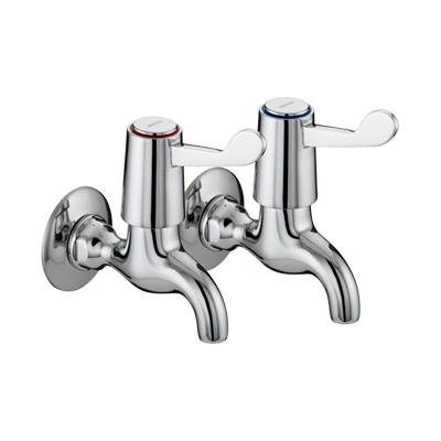 Bristan Value Lever Bib Taps (3inch - 76mm) - VAL BIB C CD - VALBIBCCD